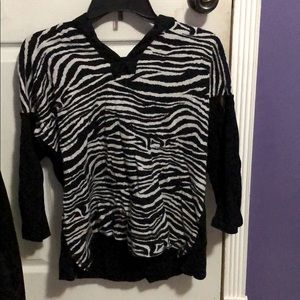 Zebra Long Sleeve Shirt
